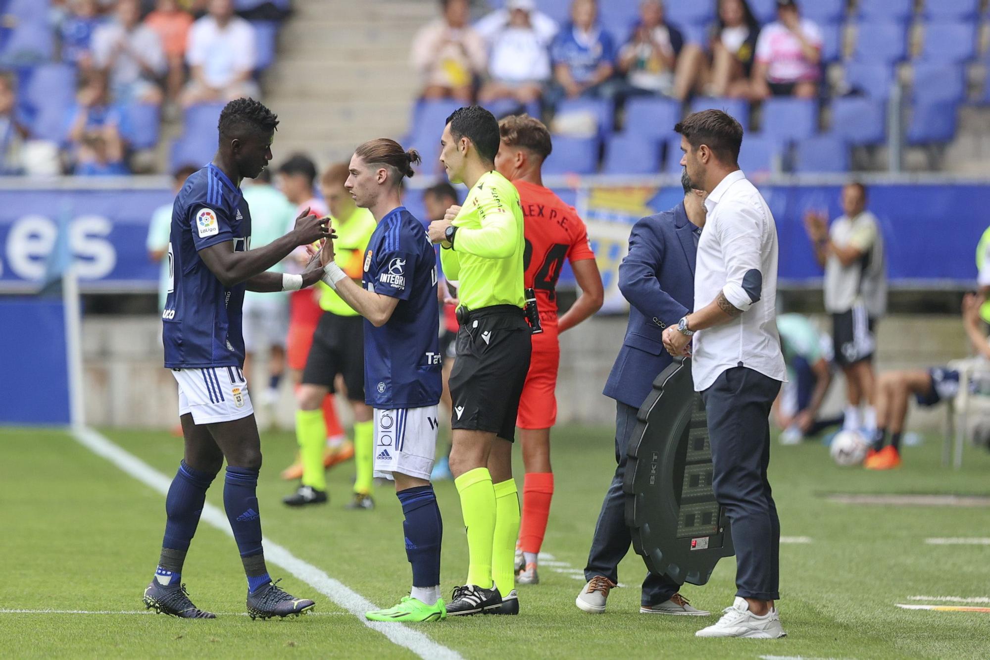 En imágenes: El Oviedo se estrena perdiendo por 0-1 contra el Andorra