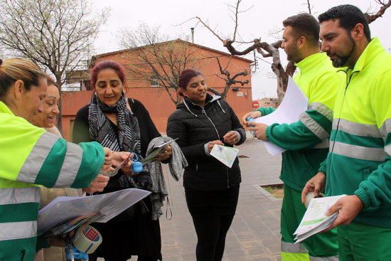 Brigada al barri de Sant Joan de Figueres