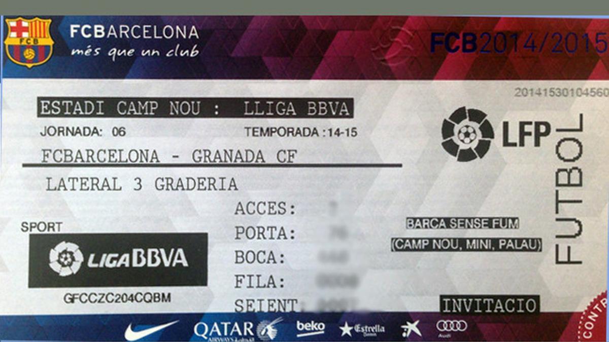 SPORT sortea una entrada doble para el Barça-Granada