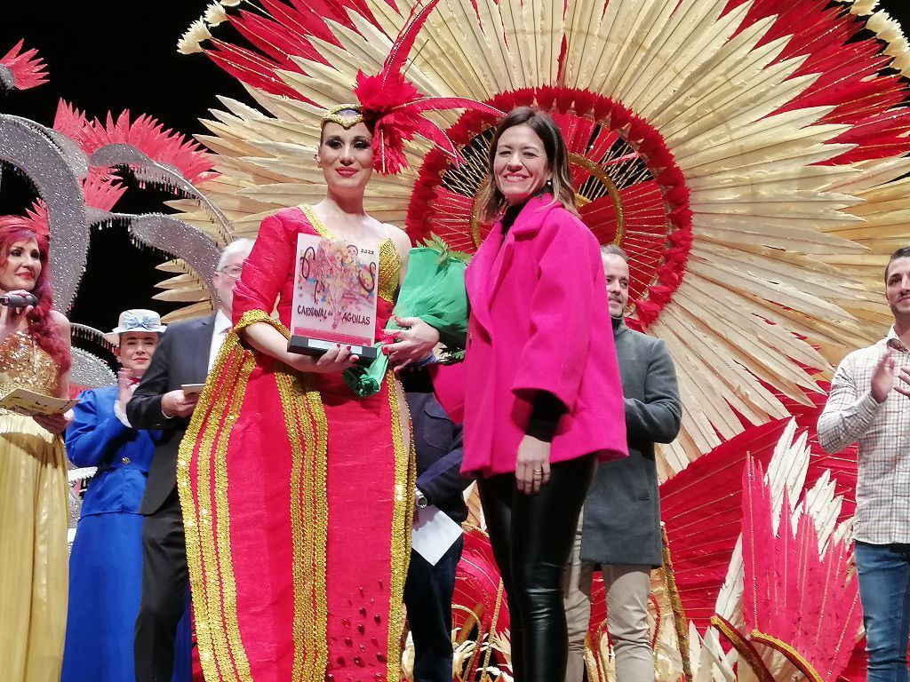 Carnaval de Águilas 2023: concurso de trajes de papel y maquillaje corporal