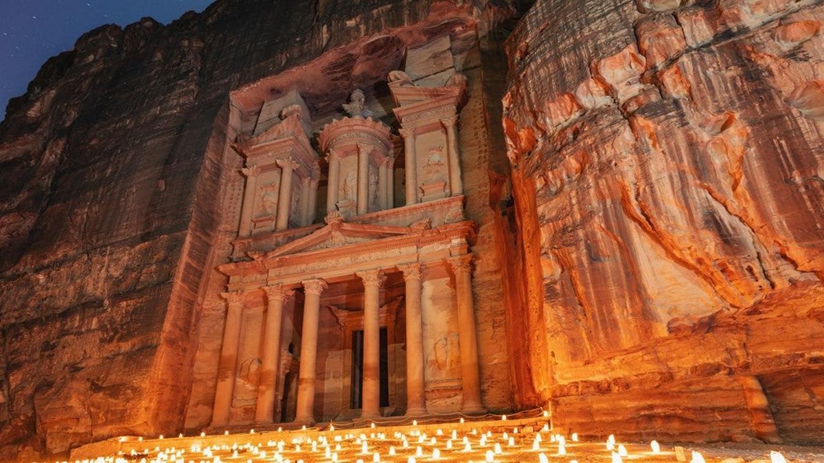 Visita nocturna a Petra, pura magia