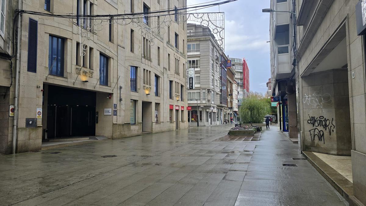 El establecimiento en el que ocurrieron los hechos, esta mañana.