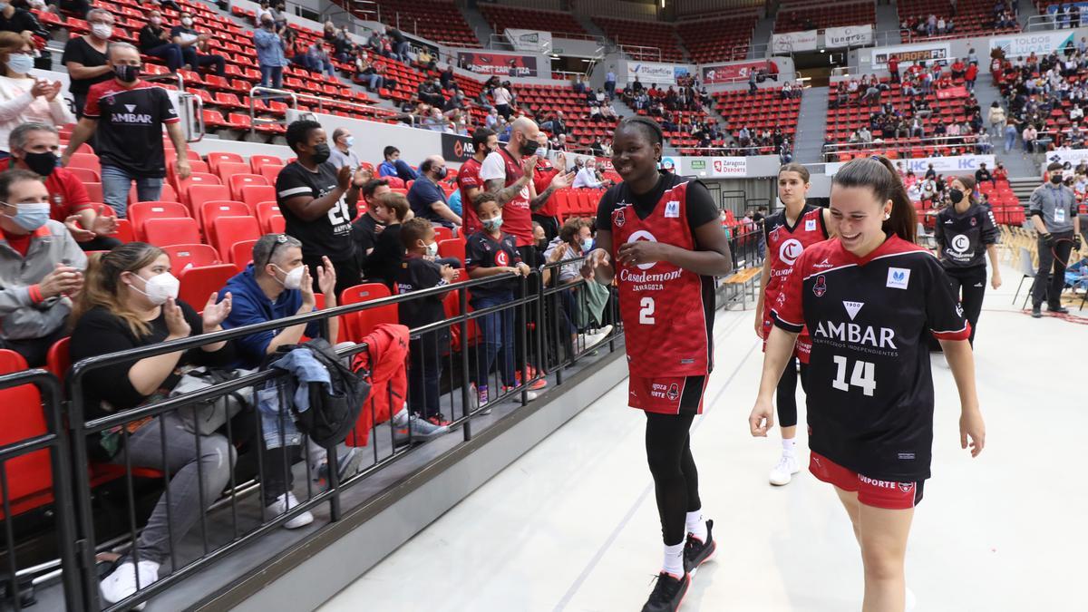 Aminata Sangaré, al final de un partido del Casademont.