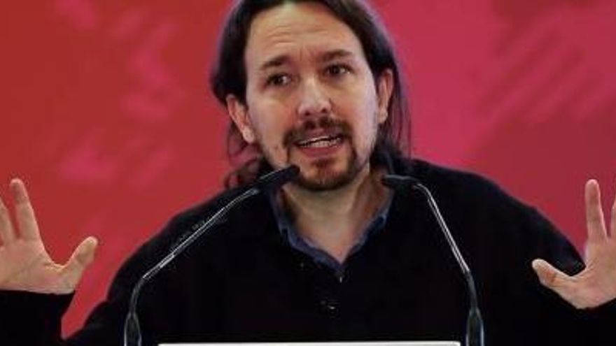 Pablo Iglesias, ahir a Sant Adrià del Besòs