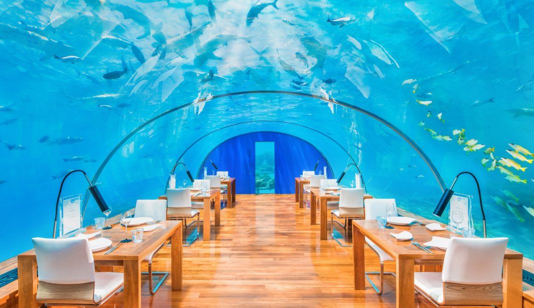 Restaurante marino, Conrad Maldive Rangali Islands