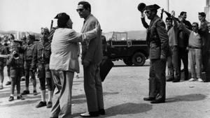 Fotografía del rodaje de El verdugo, 1963©Filmoteca EspañolaMinisterio de Cultura y Deporte. Instituto de la Cinematografía y las Artes Audiovisuales (ICAA). Filmoteca Española