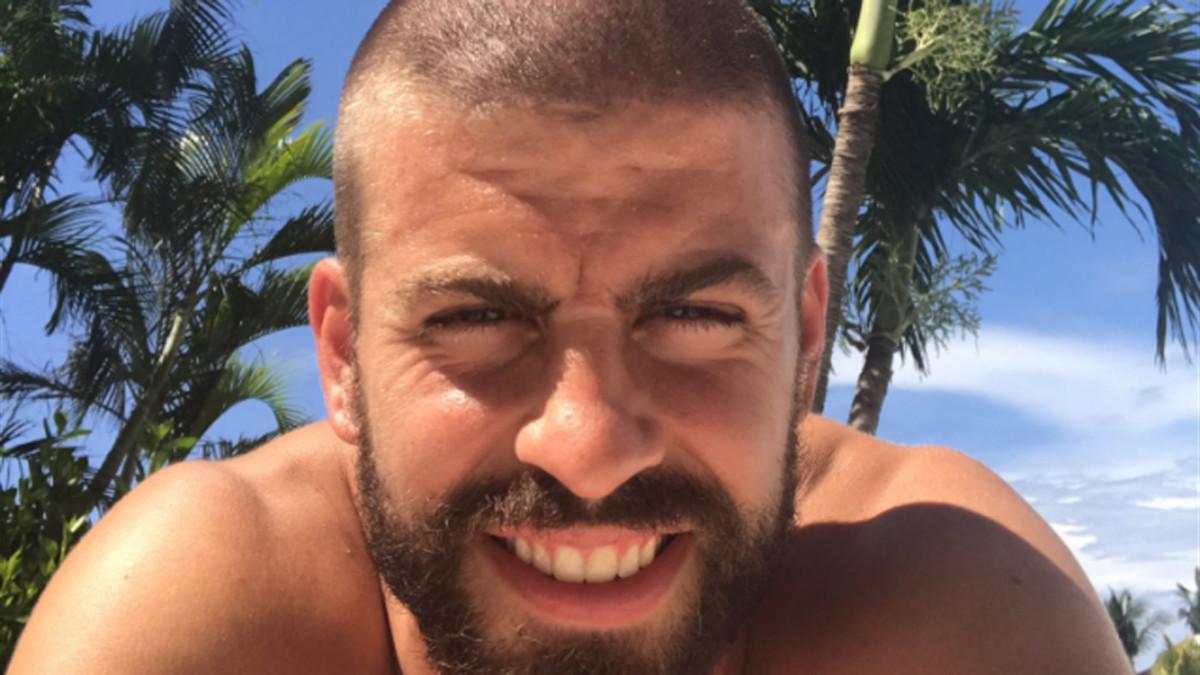 Así se mostró Gerard Piqué en las redes sociales