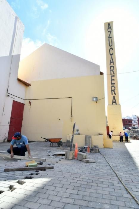 25/09/19 TELDE.  La antigua Fábrica de Azúcar de Telde, está siendo acondicionada por alumnos de PFAE.     FOTÓGRAFA: YAIZA SOCORRO.  | 25/09/2019 | Fotógrafo: Yaiza Socorro