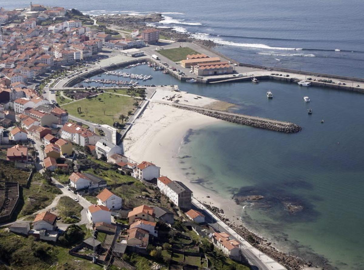 Imaxe de arquivo da praia do Cruceiro do Porto do Son.