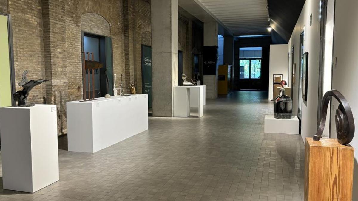 Esculturas de la colección Circa XX en el IAACC Pablo Serrano.