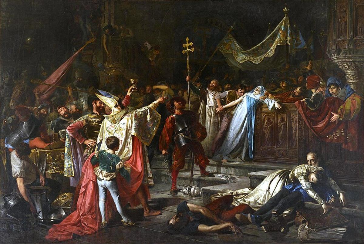 Del saqueo de Roma, de Francisco Javier Amérigo obra del Prado en el Bellas Artes