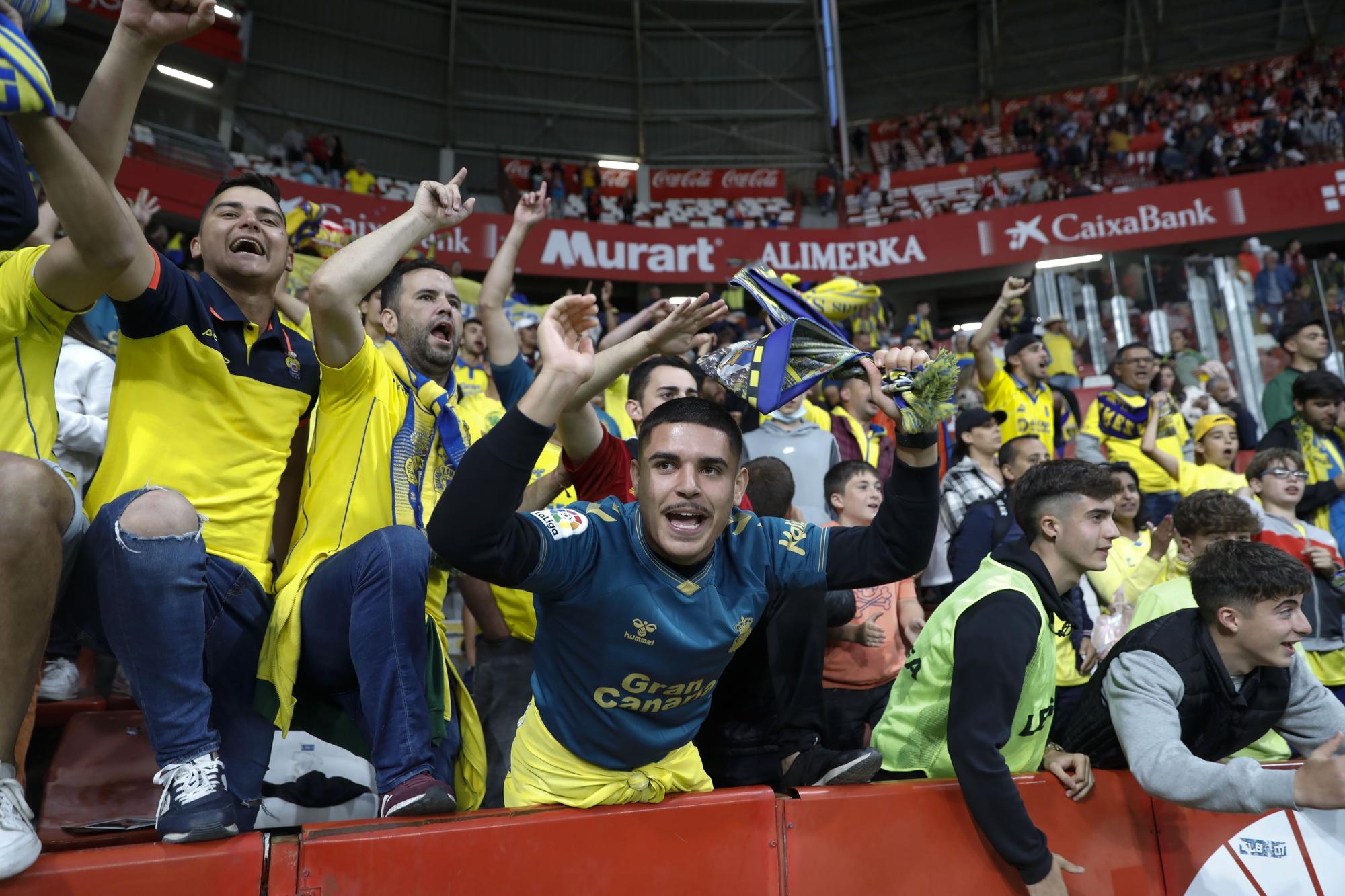 El partido del Sporting ante Las Palmas, en imágenes