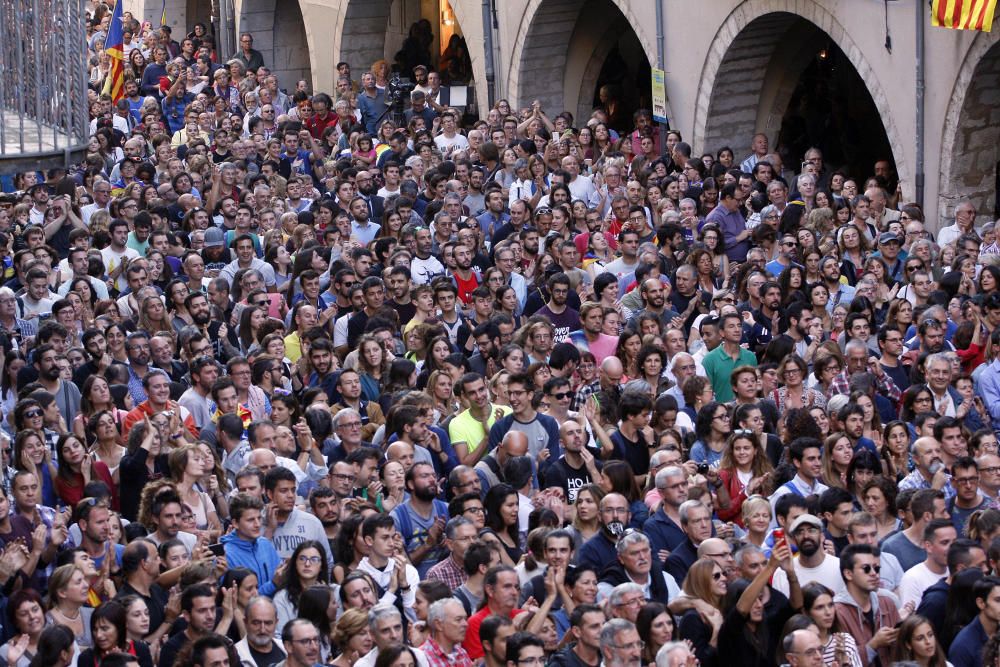 Les reaccions al discurs de Puigdemont a la Plaça del Vi