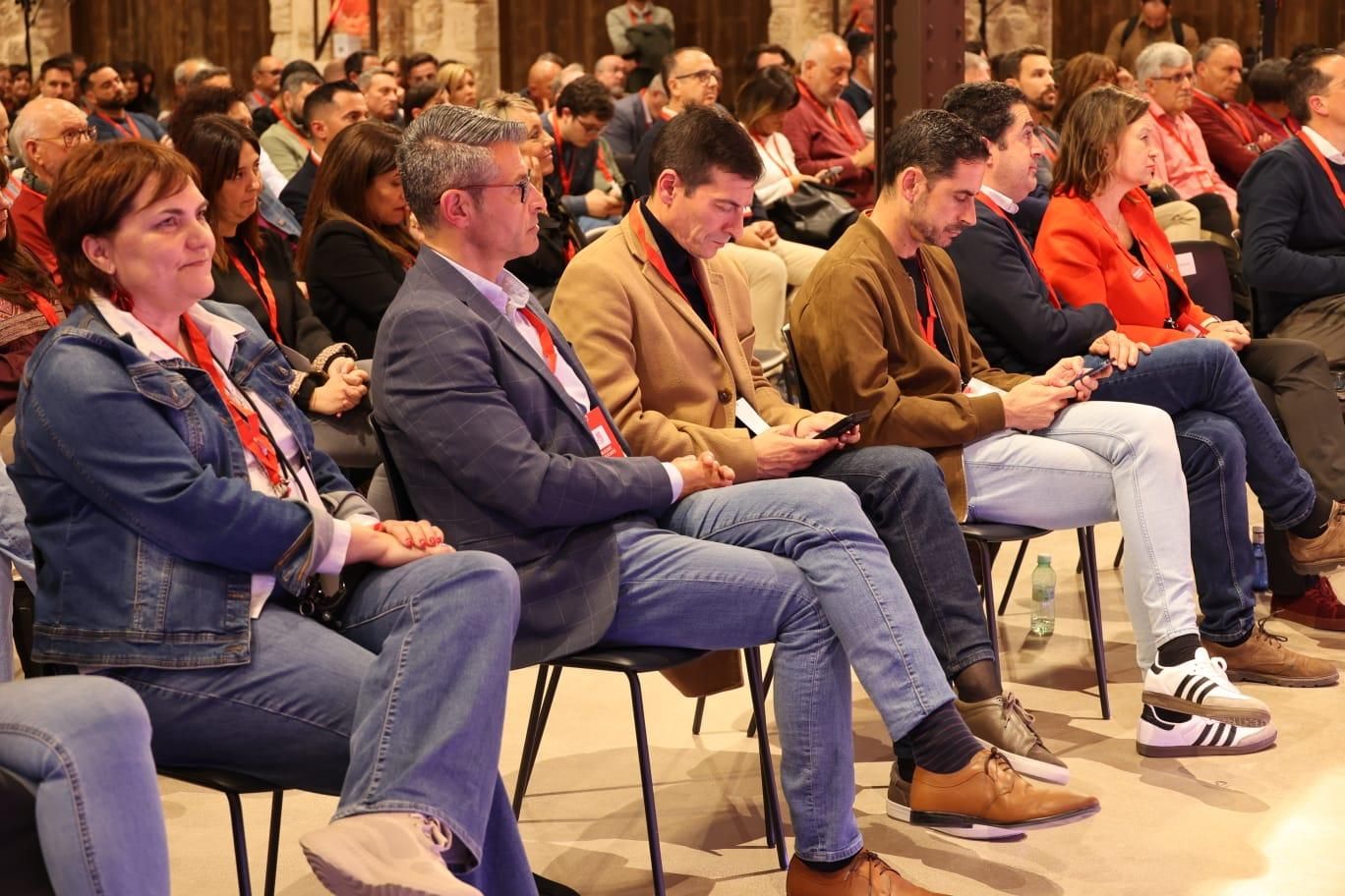 Leire Pajín abre el congreso provincial del PSOE alicantino celebrado en Alcoy