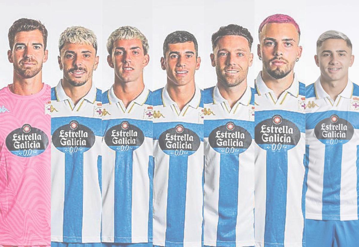 Parreño, Ximo, Barcia, Villares, Jurado, Mella y Yeremay