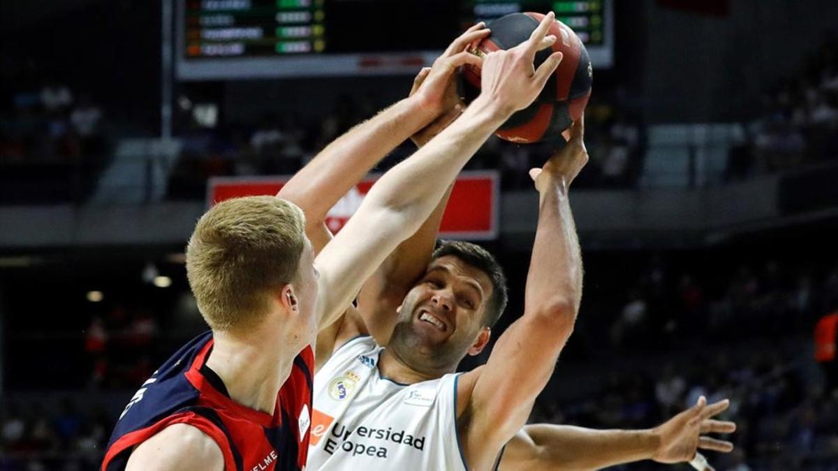 Baskonia y Real Madrid empatan a uno en la final de la Liga Endesa