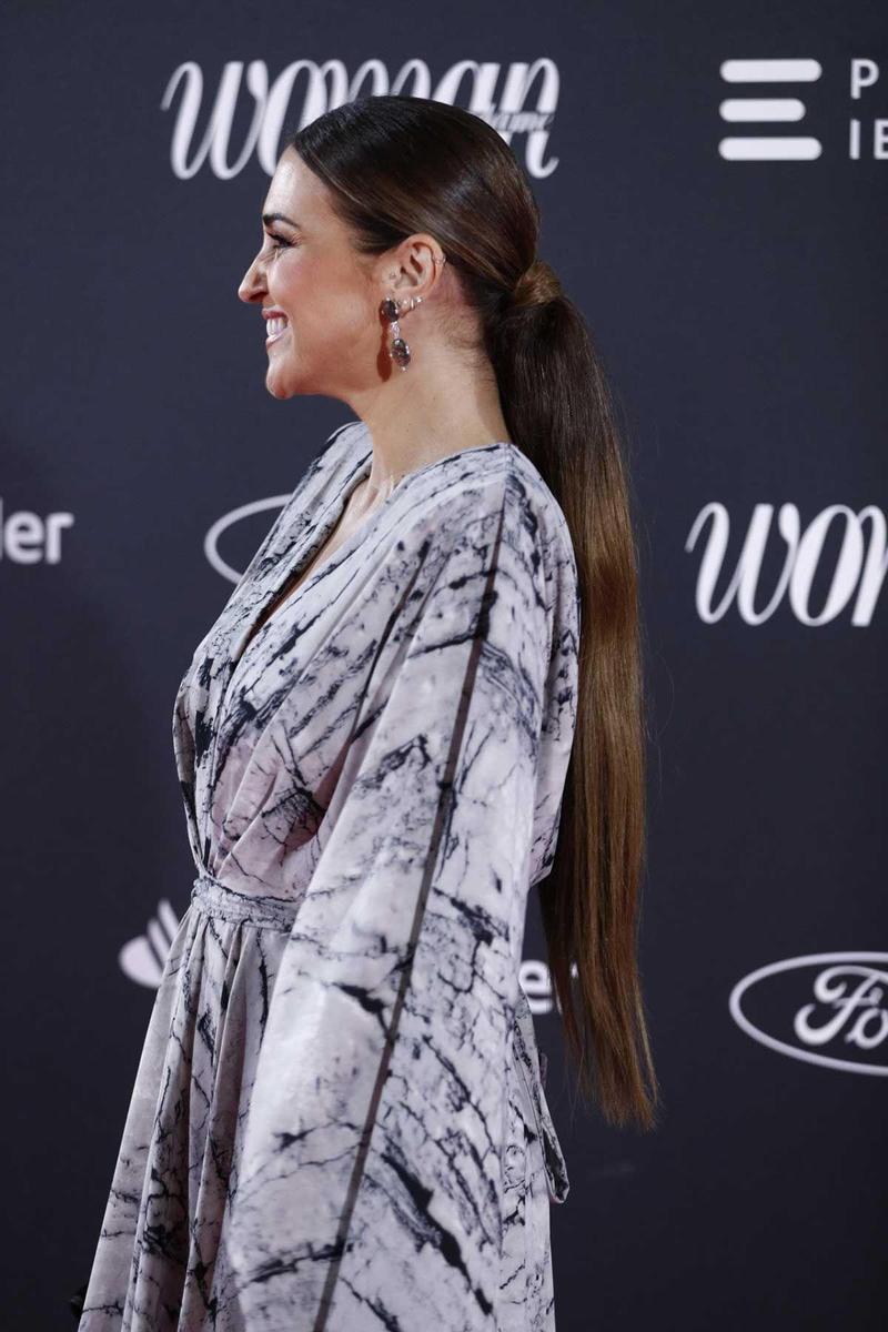 Coleta de Paula Echevarría en los premios Woman