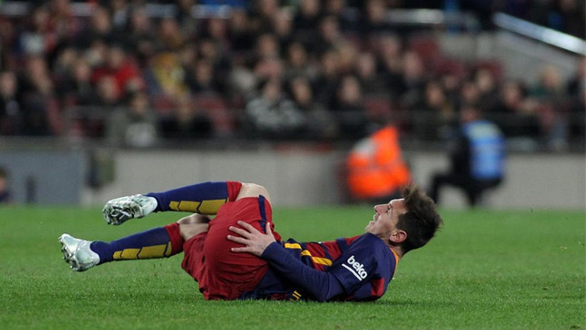 Leo Messi será baja algunos días
