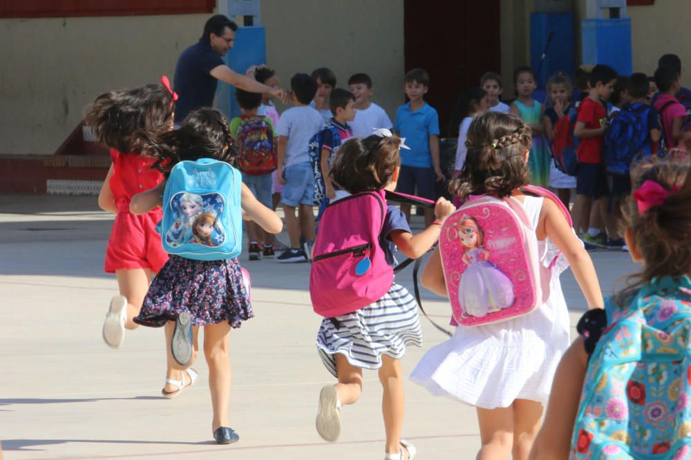 Los niños de Infantil y Primaria vuelven al cole después de las vacaciones