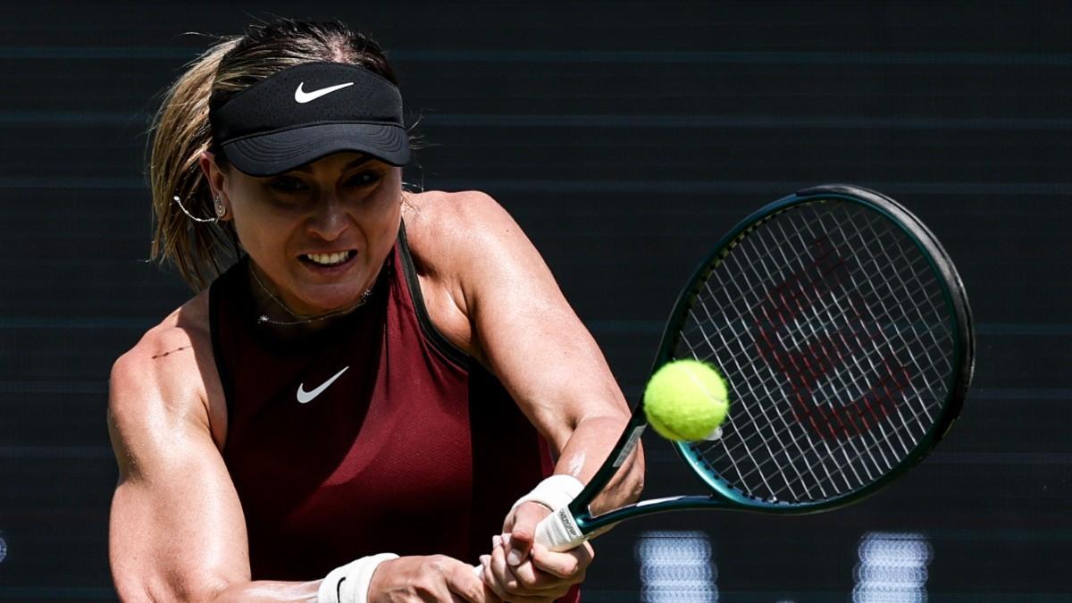 Paula Badosa, en el duelo contra Emma Navarro