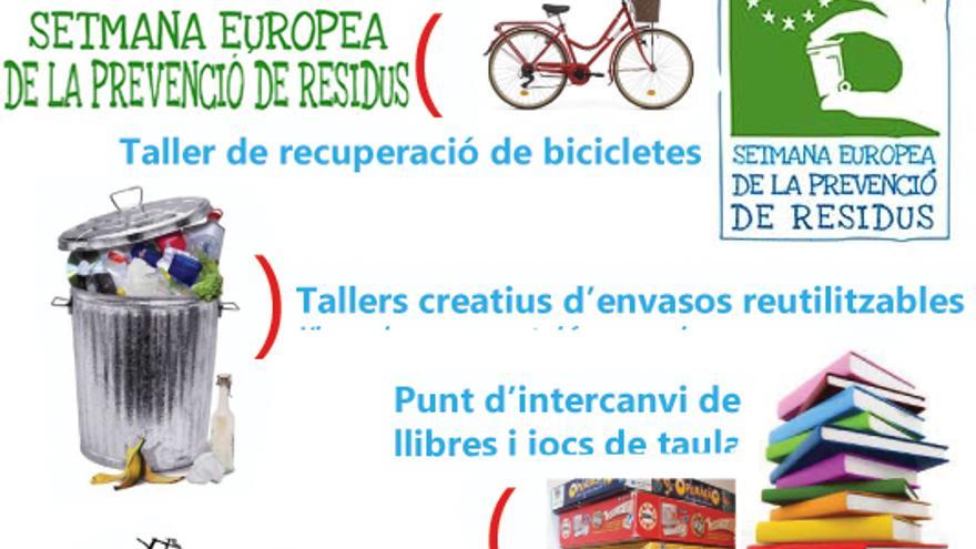 Setmana europea de la prevenció de residus. Tallers de recuperació i reutilització