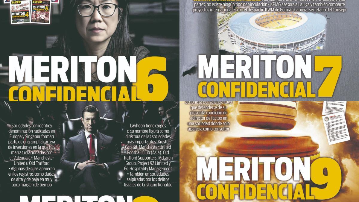Las portadas de las cuatro nuevas entregas de 'Meriton Confidencial'