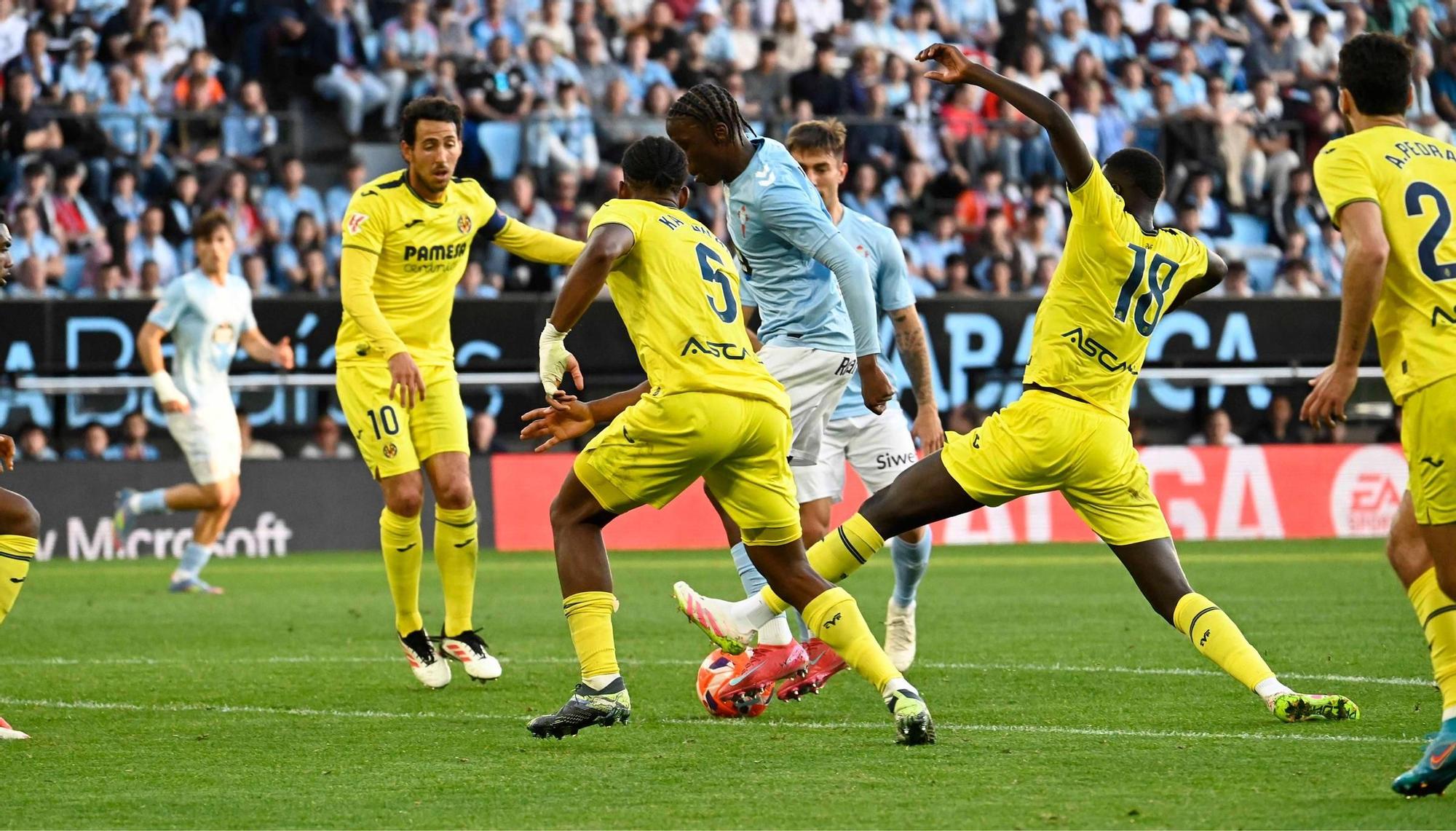 Las mejores imágenes del Celta-Villarreal