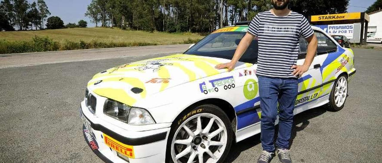 El estradense Daniel Montoto disputará el Botafumeiro con su BMW. // Bernabé/Javier Lalín