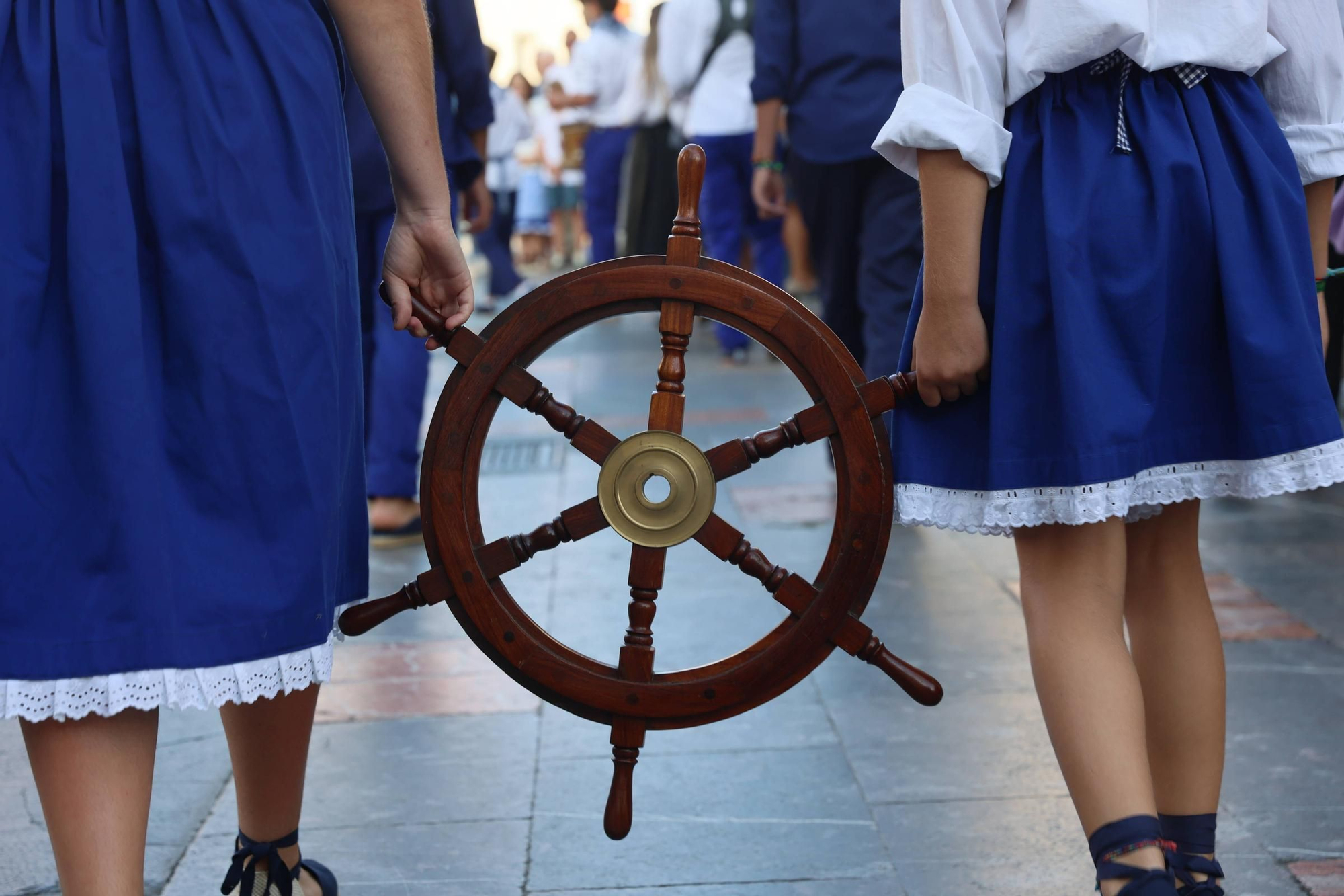 EN IMÁGENES: La procesión de "la llamada de la mar" en el Carmen de Luanco