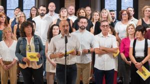 Acto de presentación de la candidatura rival de Oriol Junqueras al liderazgo de ERC.
