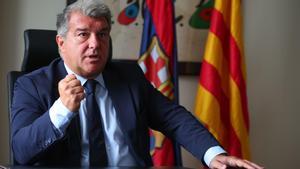 Joan Laporta, presidente del FC Barcelona