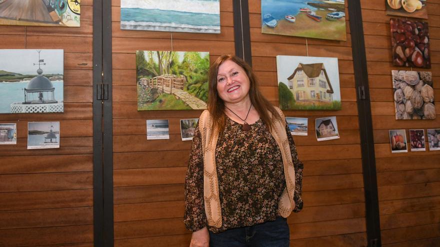 “Quería retratar los rincones del Oleiros que he disfrutado sobre todo con mis hijas”