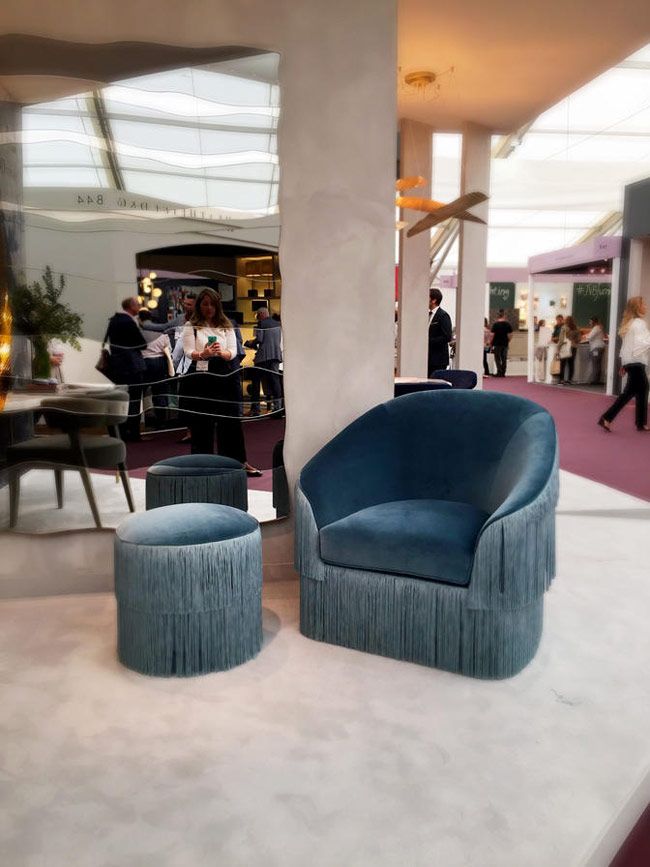 Tendencias de decoración en 2018: sillones con flecos