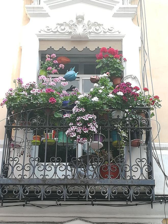 Balcón en la calle del Olivar