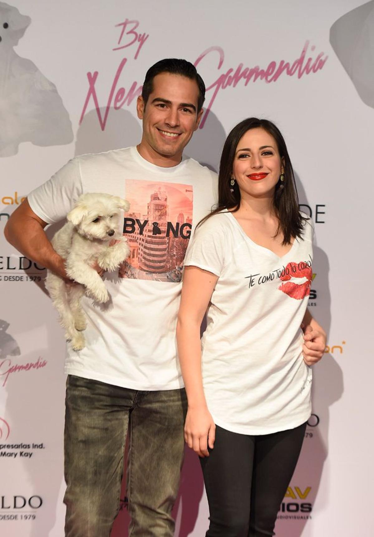 Alejandro Tous y Ruth Nuñez,  en la fiesta de Nerea Garmendia