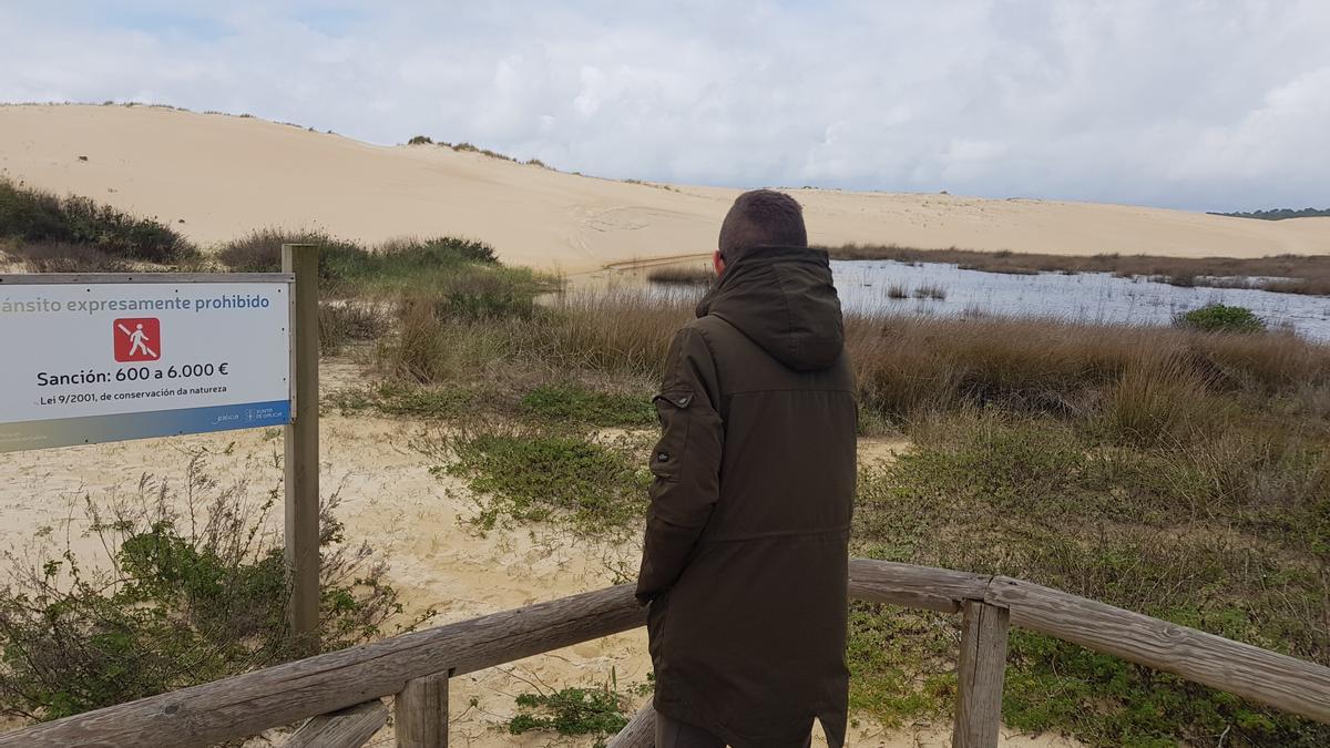 Las dunas de Corrubedo.