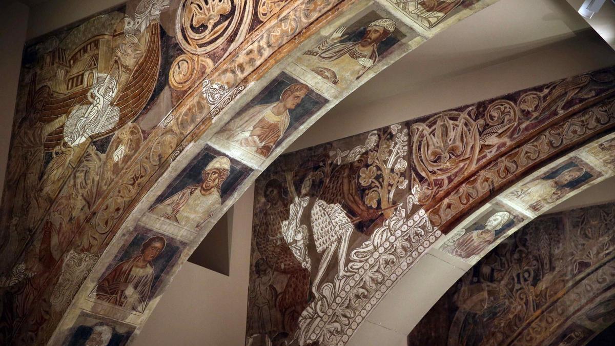 pinturas murales al monasterio de Sijena. Foto archivo