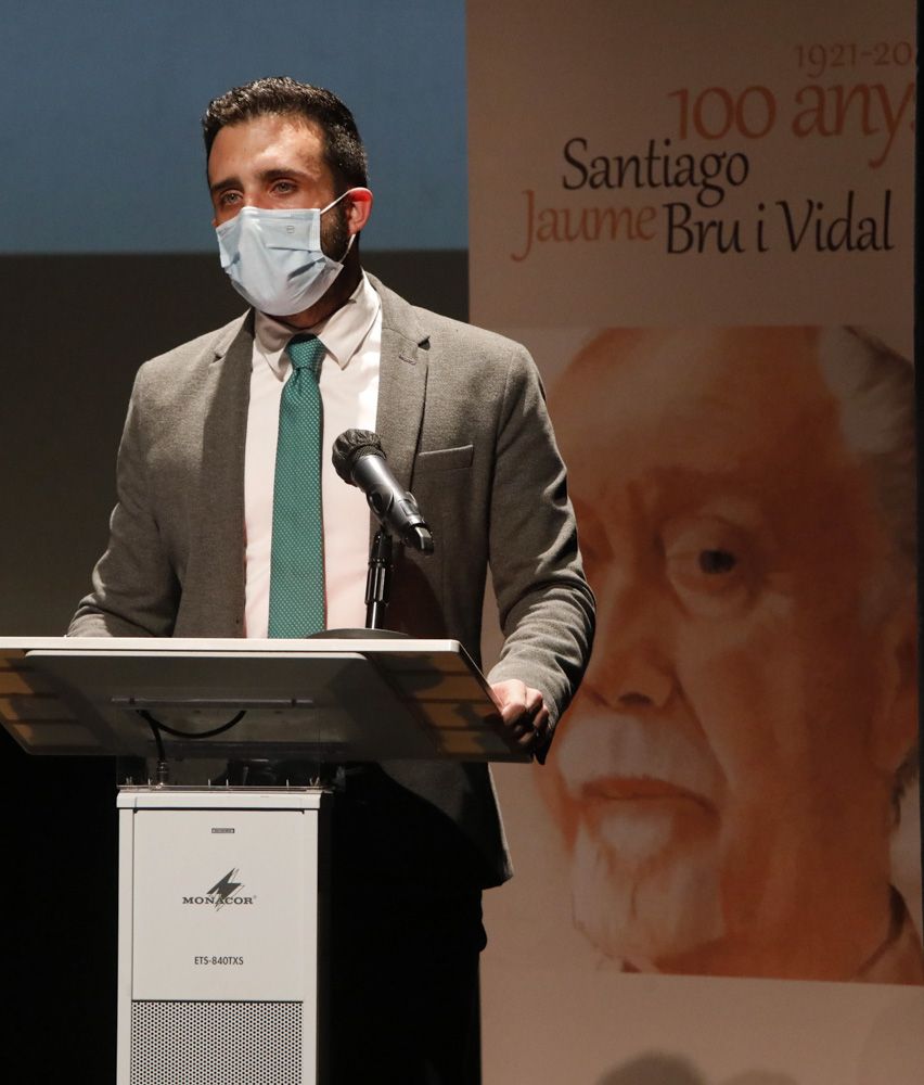 Homenaje a Santiago Bru i Vidal, dentro de los actos para conmemorar el centenario de su nacimiento.