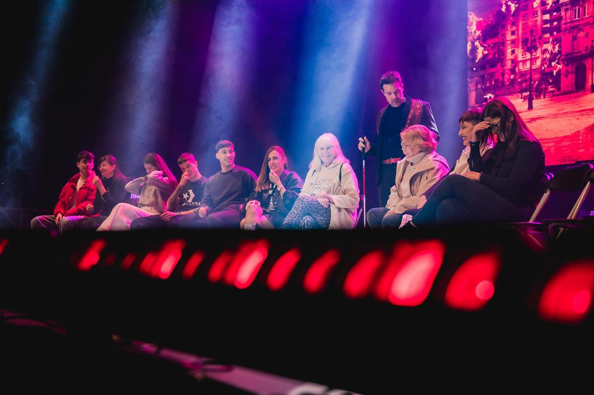 El cómico Juan Dávila en un espectáculo