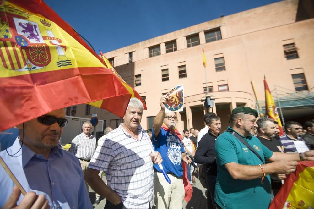 Concentración de policías nacionales en A Coruña