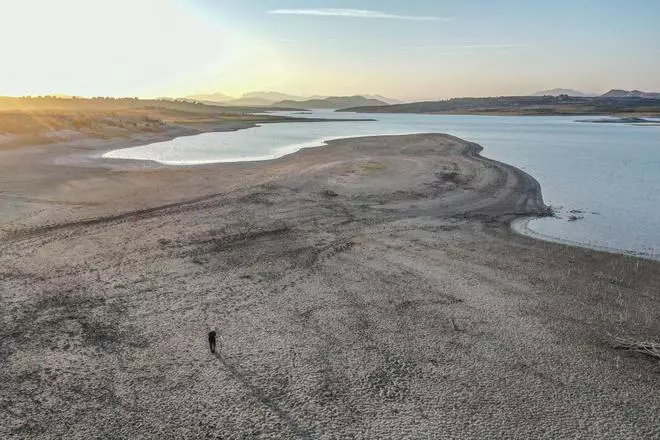 Mínimos histórico en el Embalse de La Pedrera