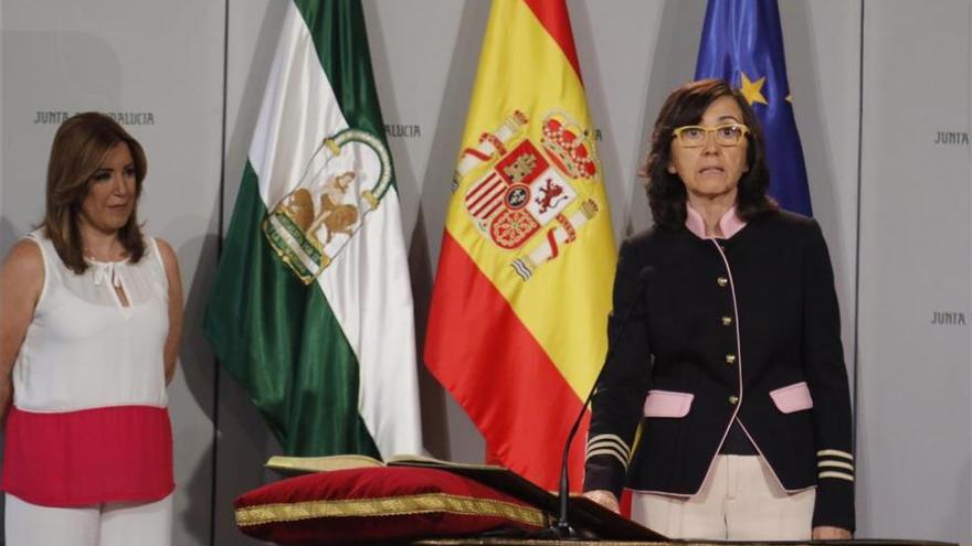 Susana Díaz pide &quot;diálogo&quot; con la sociedad al nuevo Gobierno andaluz