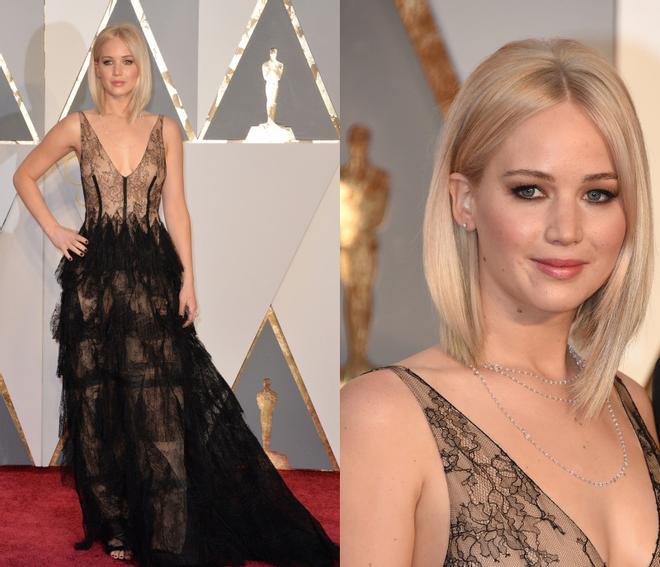 El beauty look de Jennifer Lawrence en los Premios Oscar 2016
