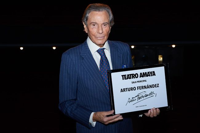 Arturo Fernández, en el Teatro Amaya