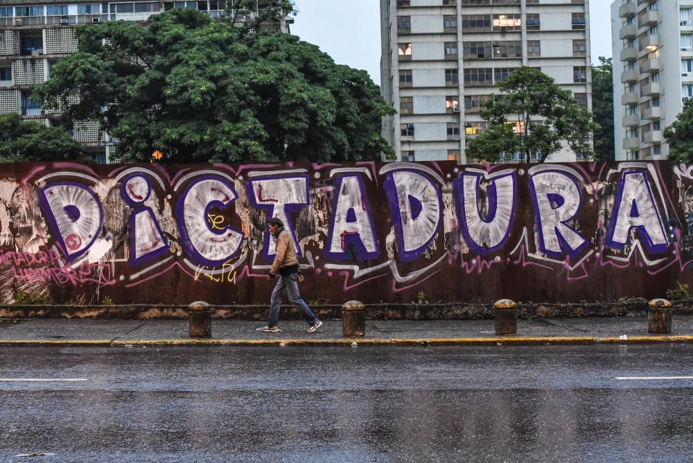 Jornada de protestas en Caracas