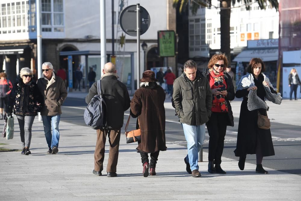 Las temperatuaras mínimas llegan a los 7º en A Coruña y los cielos permanecen despejados.