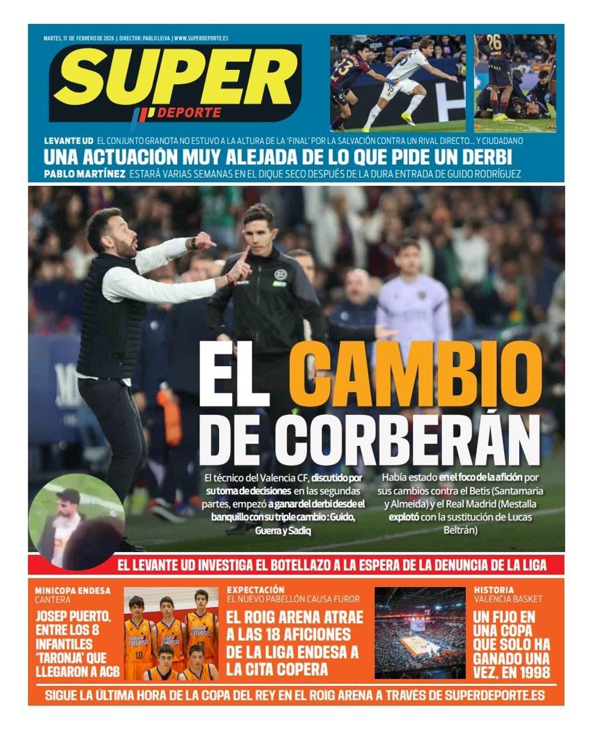 Estas son las portadas de la prensa deportiva de hoy