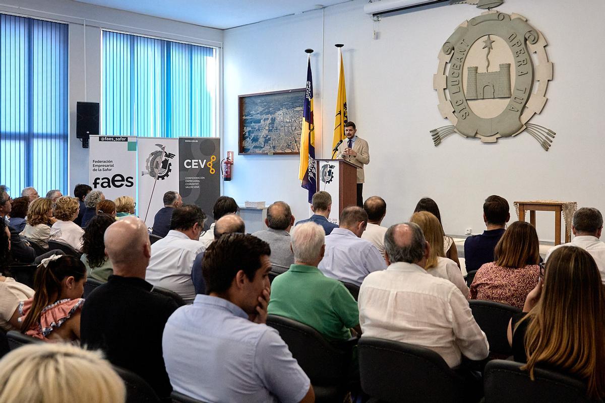 Intervenció de l’alcalde, José Manuel Prieto.