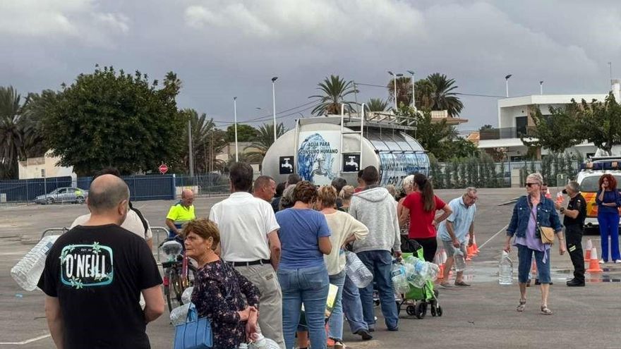 Corte total de agua en San Pedro, San Javier y Los Alcázares por la infiltración de barro en el canal del Taibilla
