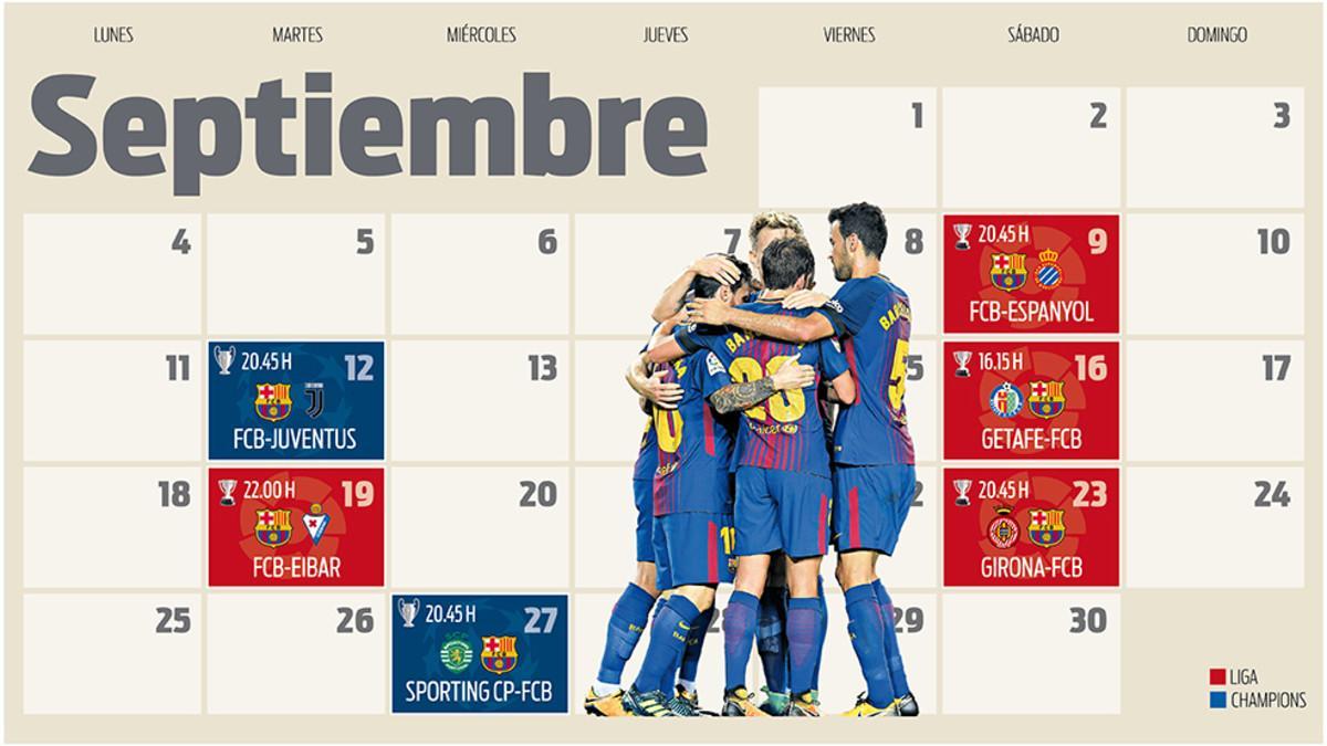 El mes de septiembre del Barça